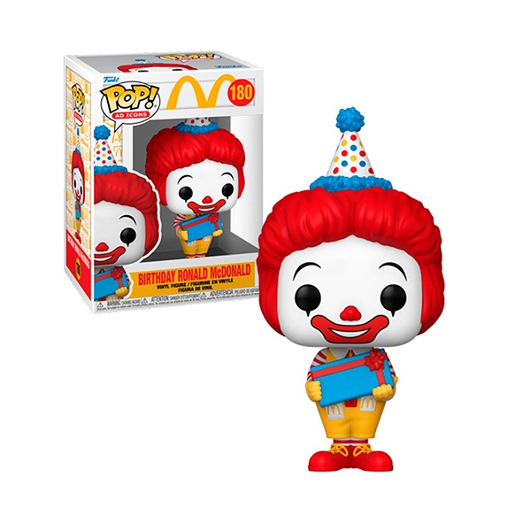 Funko Pop! Figura McDonald Birthday Ronald 180 - Imagem 1