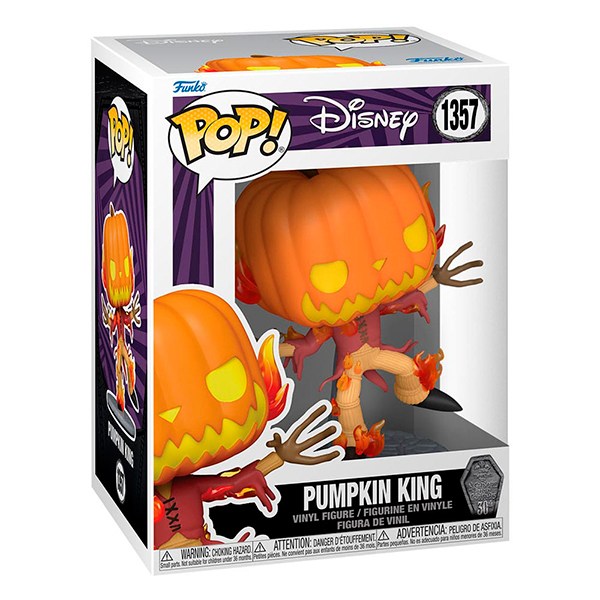 Funko Pop! Disney Figura Pumpkin King 1357 - Imagen 1