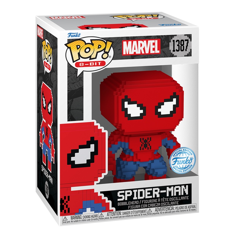 Funko Pop! Marvel Figura Spiderman 8-Bit 1387 JOGUIBA
