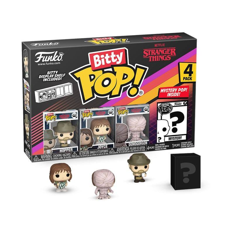 Funko Bitty Pop! Pack 4 Figuras Stranger Things S4