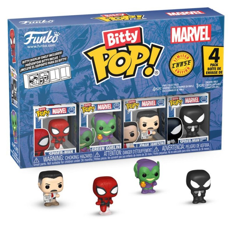 Funko Bitty Pop! Pack 4 Figuras Spiderman