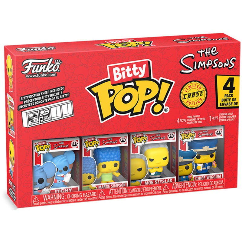 Funko Bitty Pop! Pack 4 figuras The Simpsons S2
