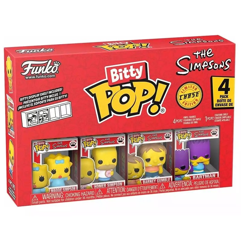 Funko Bitty Pop! Pack 4 figuras The Simpsons S3