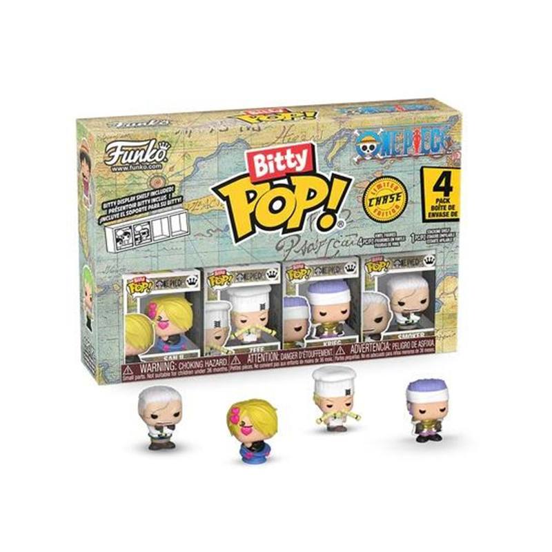 Funko Bitty Pop! Pack 4 Figures One Piece (Sanji) S3 - Imatge 1