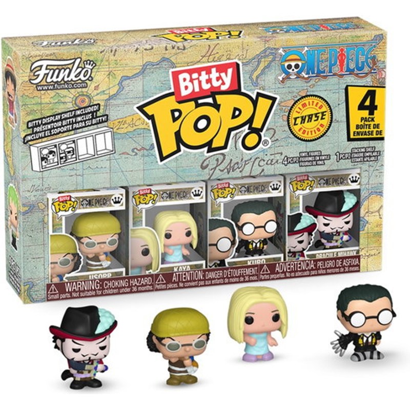 Funko Bitty Pop! Pack 4 Figures One Piece (Usopp) S4