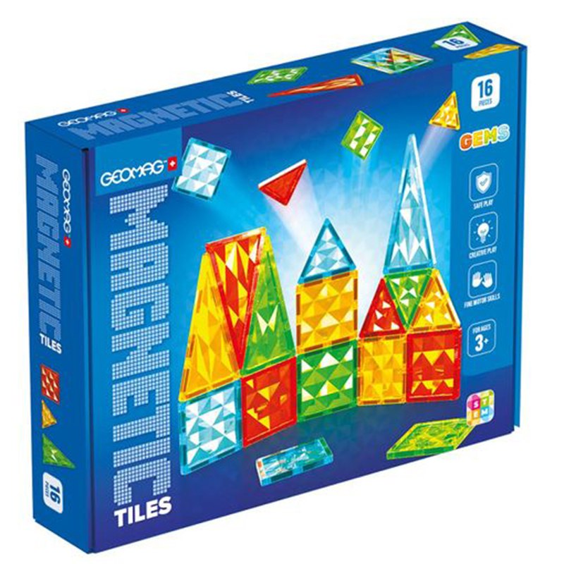 Geomag Piezas Magneticas Gemas 16p