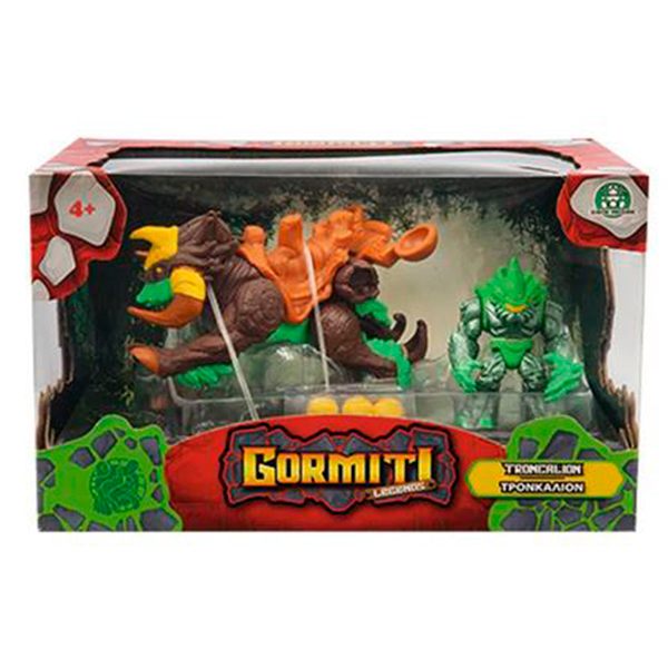 Gormiti Legends Troncalion Elemental Beasts con Figura - Imatge 1