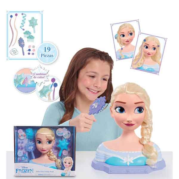 Disney Busto Elsa Frozen Deluxe - Imagen 1