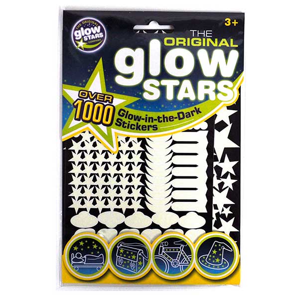 Pack 1000 Adhesivos Estrellas Brilla Oscuridad - Imagen 1