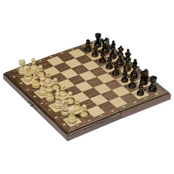 Escacs Magnètics amb Caixa de Fusta - Imatge 1
