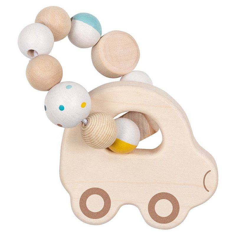 Coche Sonajero Flexible de Madera 