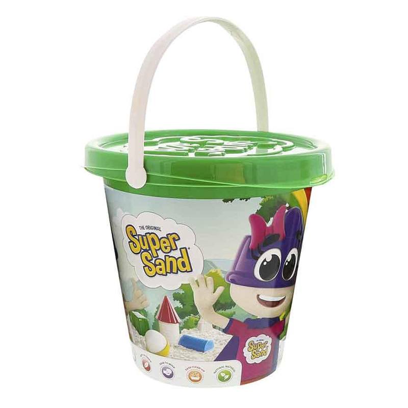 Super Sand Cubo Verde Formas Geométricas - Imagen 1