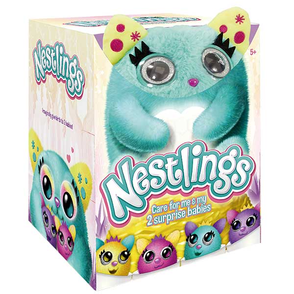 Mascota Nestlings Celeste Interactivo - Imagen 1