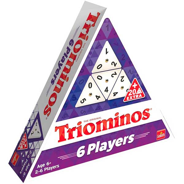 Jogo de Tabuleiro Triominos Original 6 Jogadores - Imagem 1