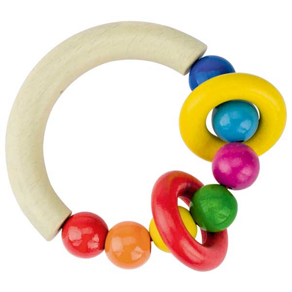 Sonall Infantil Fusta Perles i Anelles - Imatge 1