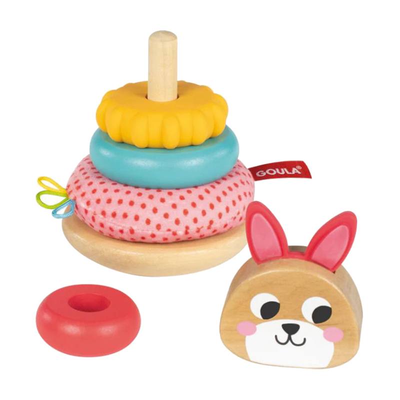 Apilable Conejito de Madera - Imagen 1