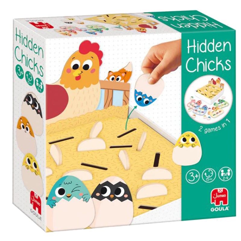 Juego Hidden Chicks de Madera