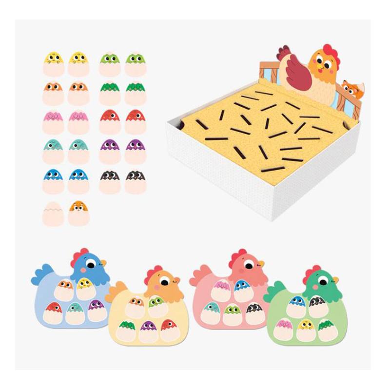 Juego Hidden Chicks de Madera - Imagen 2