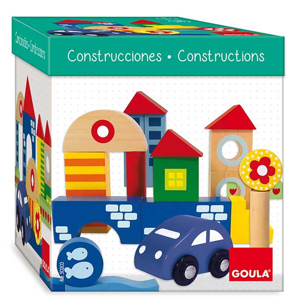 Pack Construcciones de 41 pcs Madera - Imatge 1