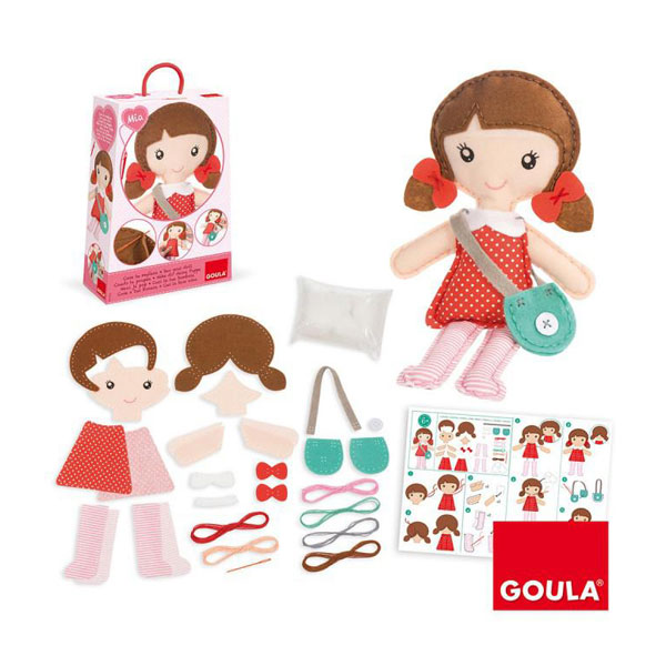 Goula Kit de Costura Boneca Mia - Imagem 1