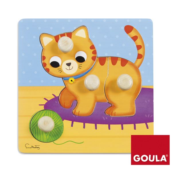 Goula Puzzle 4P Gatinho - Imagem 1