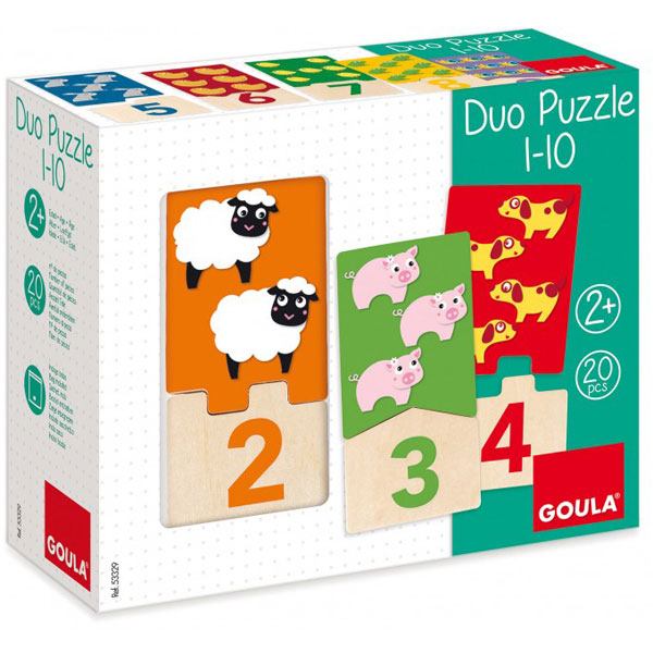Puzzle Duo Animales 1-10 - Imagen 2