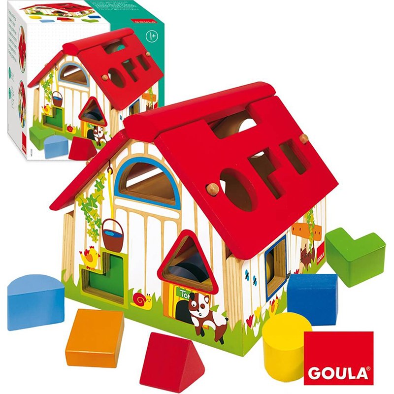 Goula Fazenda Formas Geométrico Madeira - Imagem 2