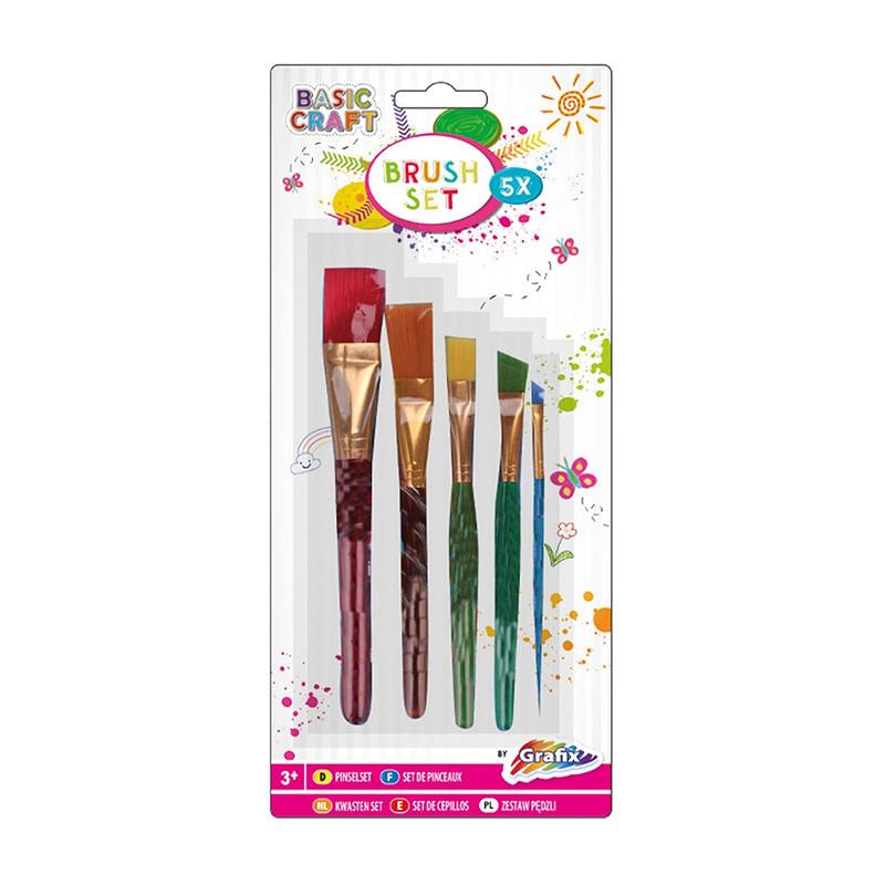 Set 5 Pinceles para Pintar