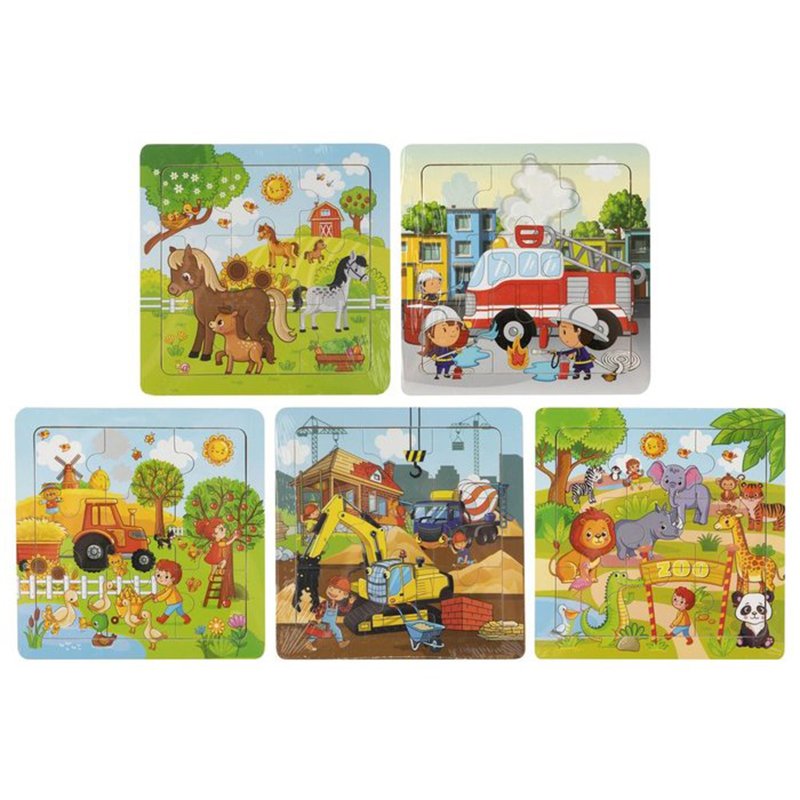 Puzzle de madeira mini 9p