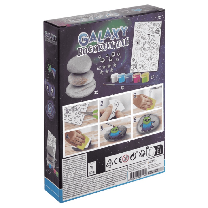 Galaxy Piedras para Pintar - Imagen 1
