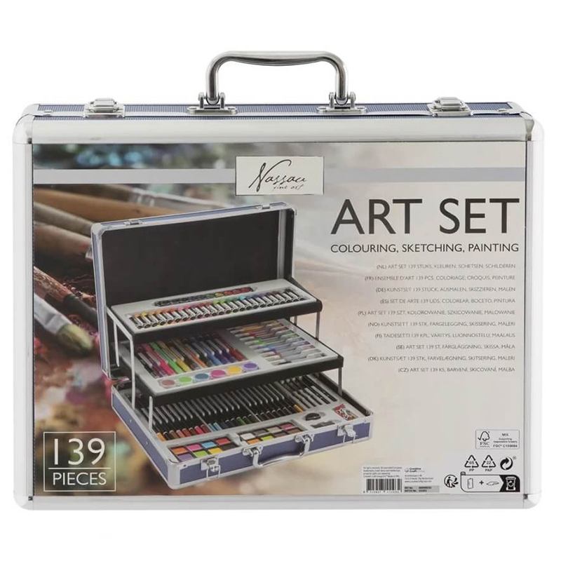 Maletín Set de Arte para Pintar 140 piezas - Imagen 2