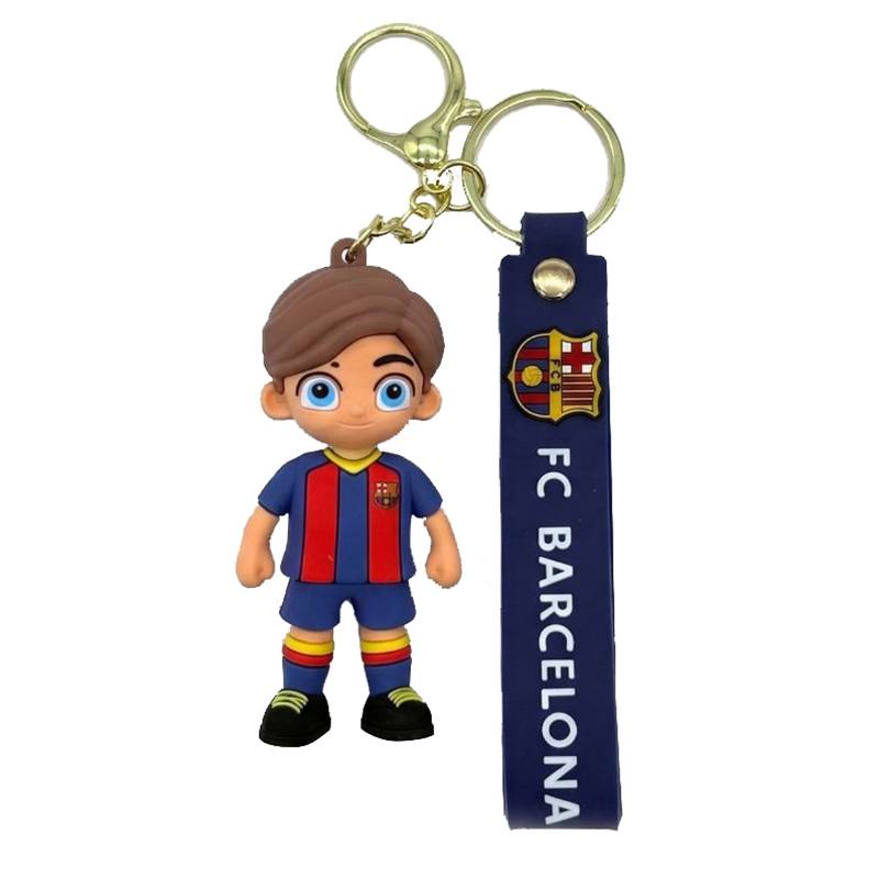 FC Barcelona Porta-chaves Jogador 8cm