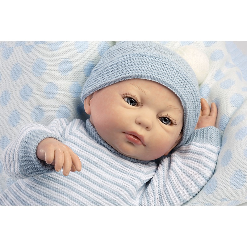 Guca Muñeco Reborn Prematuro Carlos 38cm - Imagen 2