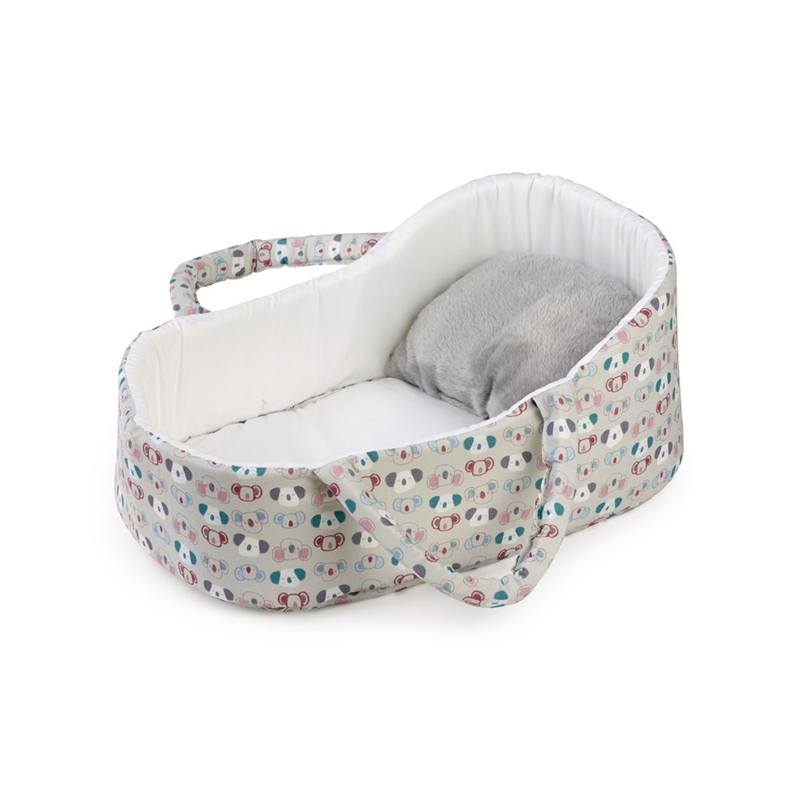 GUCA 4132 - Capazo para Reborn Gris 42-46cm