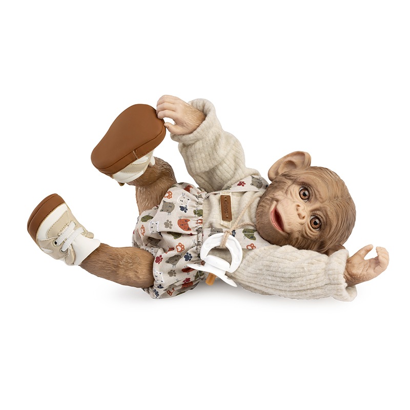 Guca Muñeco Mono Reborn Vinilo 32cm #2 - Imagen 1