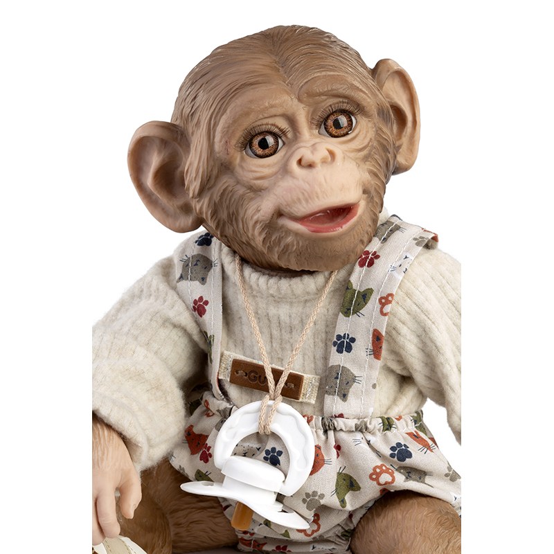 Guca Muñeco Mono Reborn Vinilo 32cm #2 - Imagen 2