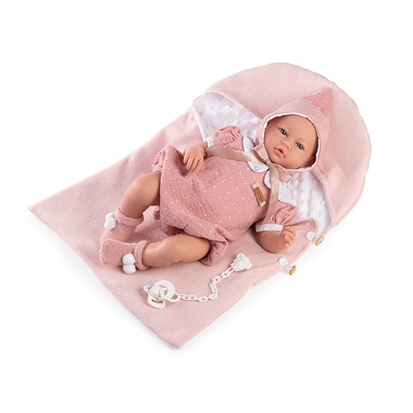 Bebê Reborn Silicone macação rosa - Promoção Novembro!