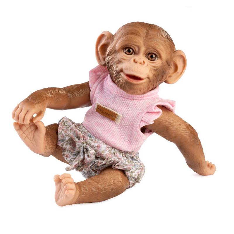 Guca Muñeco Mono Reborn Vinilo 32cm #1