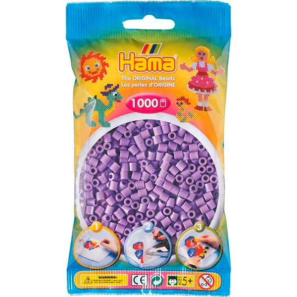 Hama Beads Bolsa 1000p Cor Lilás - Imagem 1