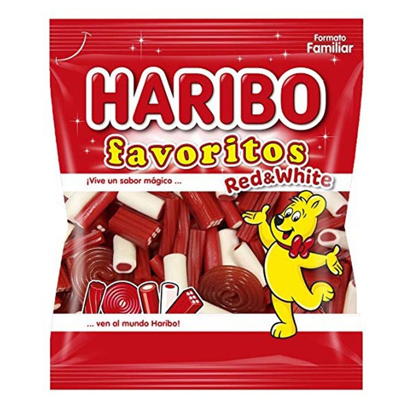 Haribo Favorits Red and White 90gr - Imatge 1