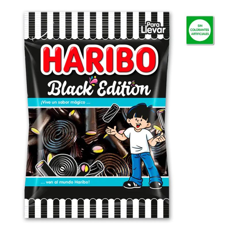 Haribo Black Edition 100gr - Imagen 1