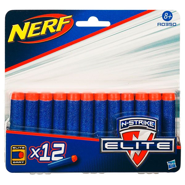 Pack 12 Dardos N-Strike Elite Nerf - Imagen 1