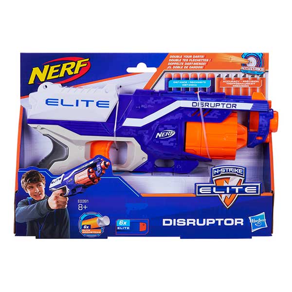 Pistola Nerf Elite Disruptor Doble Dards - Imagen 1