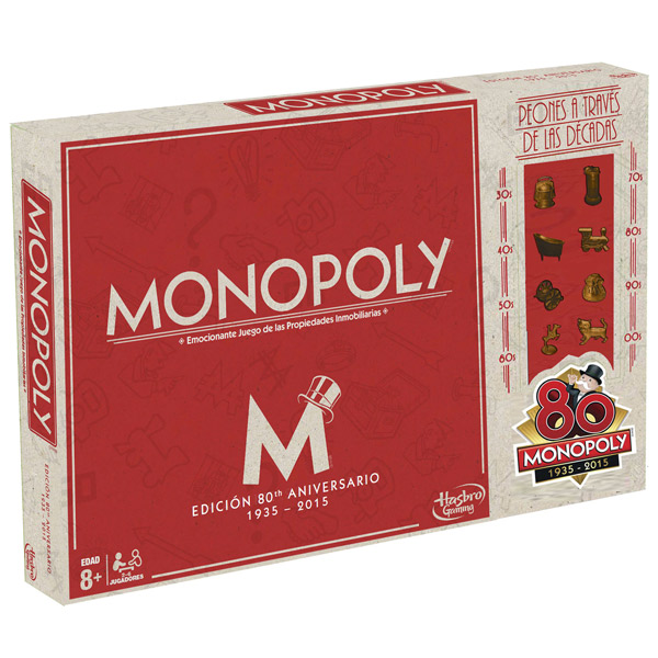 Juego Monopoly 80th Aniversario - Imagen 1