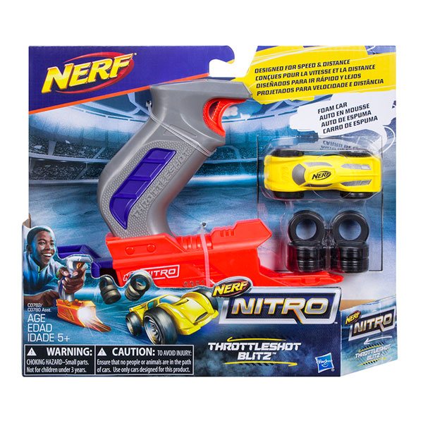Nerf Nitro ThrottleShot Blitz Gris - Imagen 1