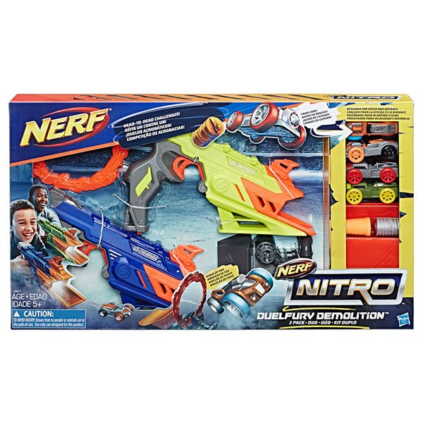 Pack 2 Nerf Nitro Duelfury Demolition - Imagen 1