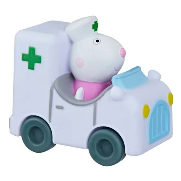 Peppa Pig Mini Vehículo: Ambulancia 8cm - Imagen 1