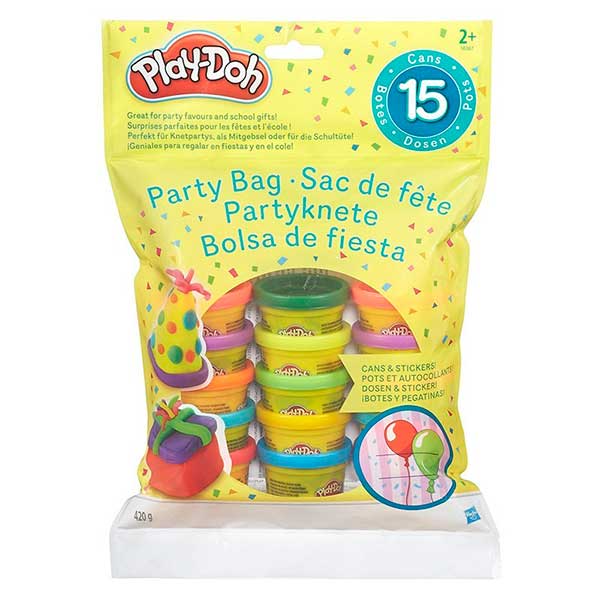 Play-Doh Bolsa 15 Botes Fiesta - Imagen 1