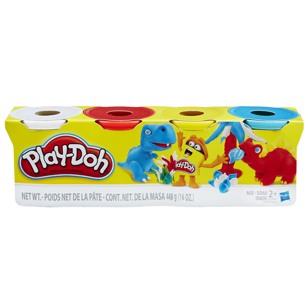 Pack 4 Botes Play-Doh - Imagen 1