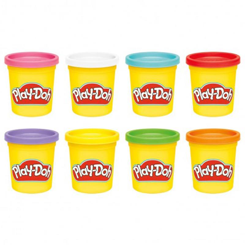 Play-Doh Pack 8 Frascos de plasticina Cores Arco-Íris - Imagem 1